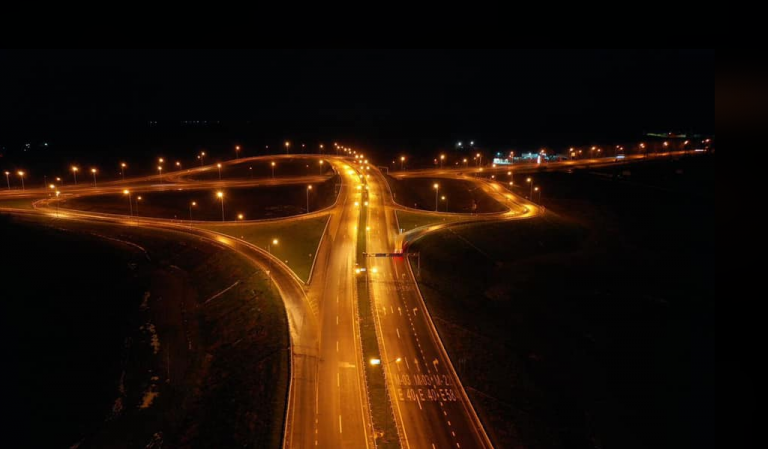 Новую объездную дорогу Полтавы запечатлели на фото с высоты птичьего полета