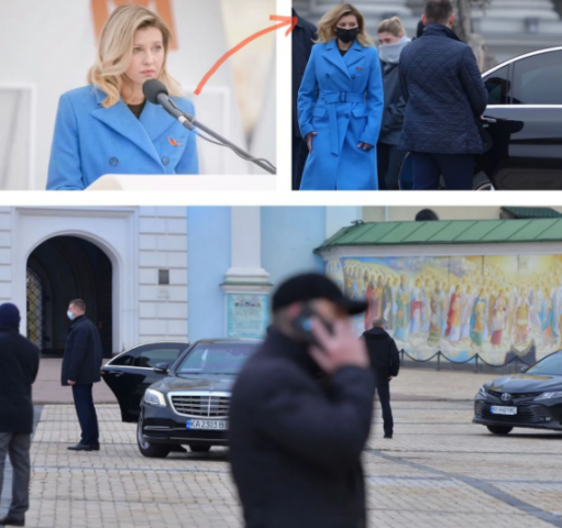 СМИ: Елена Зеленская регулярно нарушает ПДД на элитном Mercedes
