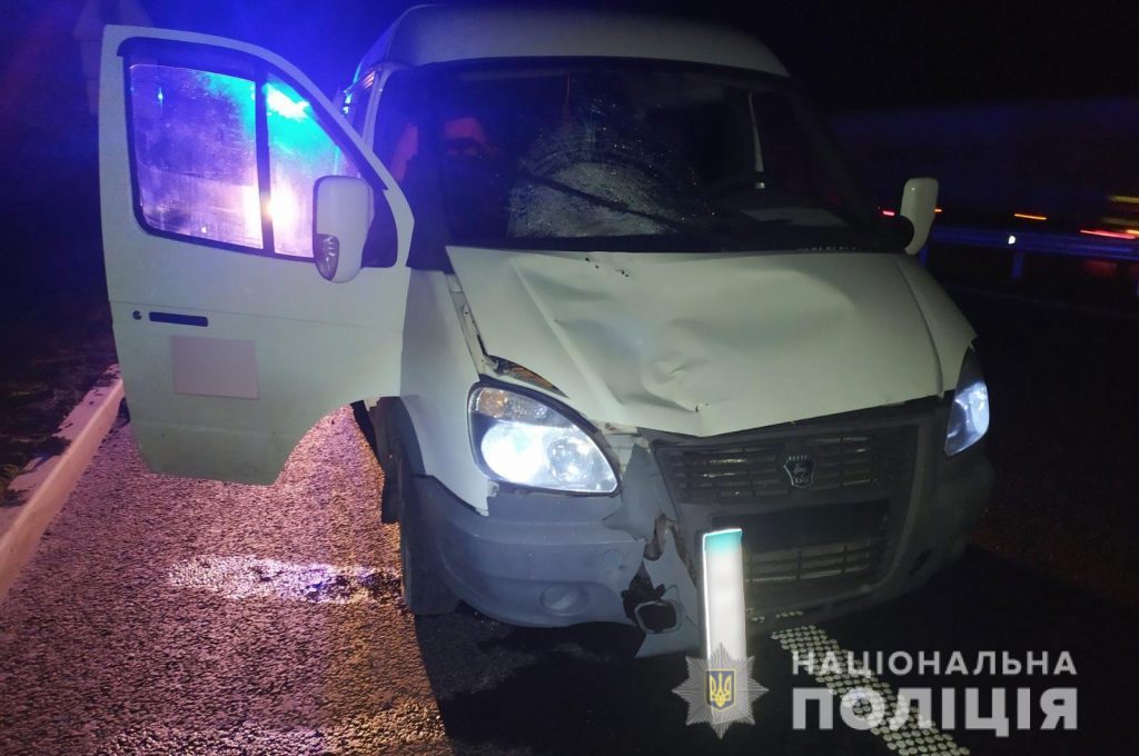 На трассе в Полтавской области водитель «Газели» насмерть сбил пенсионерку