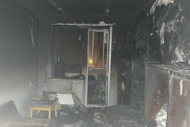 В Харькове в пожаре погибла пенсионерка