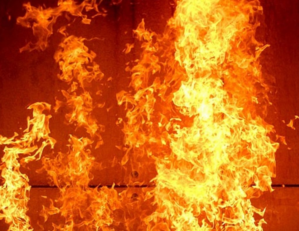 В Житомире горела деревянная постройка: огнем уничтожен сарай