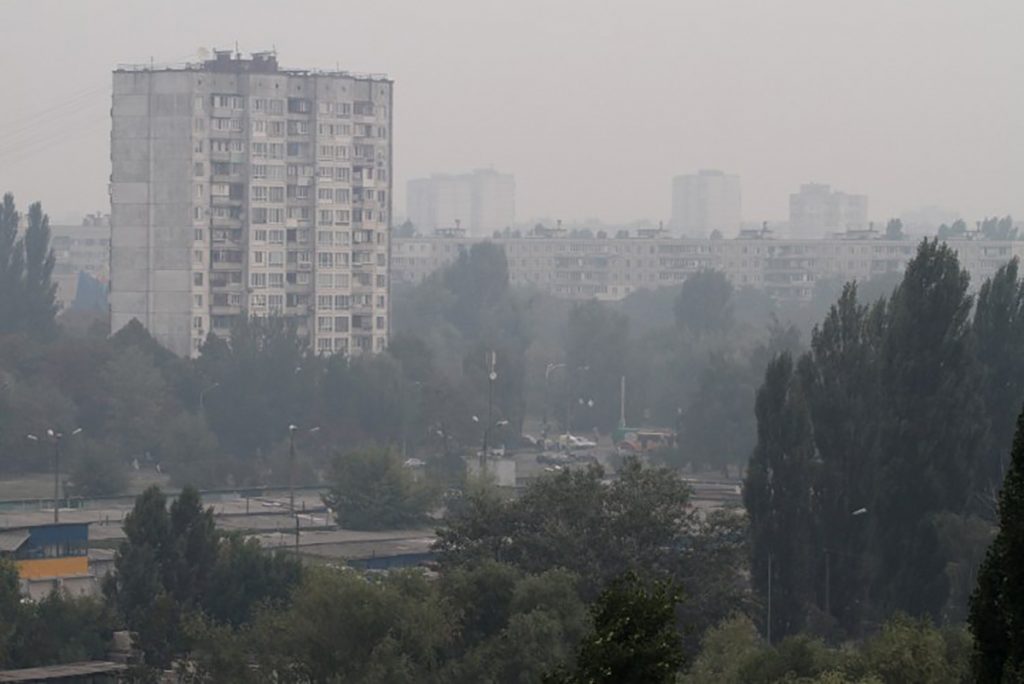 В Киеве зафиксировали загрязнение воздуха