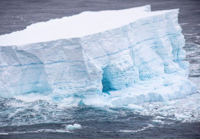От крупнейшего айсберга откололся край площадью около 150 кв. км