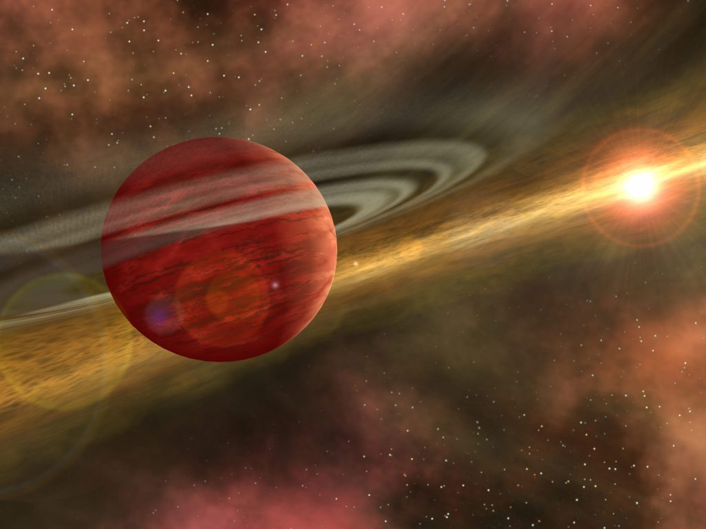 Астрономы обнаружили удивительную экзопланету с огромной орбитой