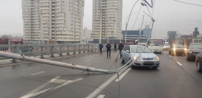 Кличко прокомментировал аварию на Шулявском мосту