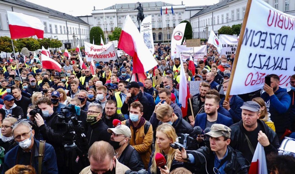 В Польше прошли протесты из-за запрета абортов