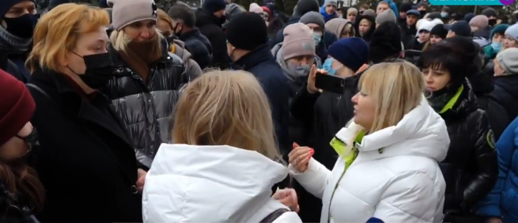 Предприниматели Тернополя вышли на массовый митинг