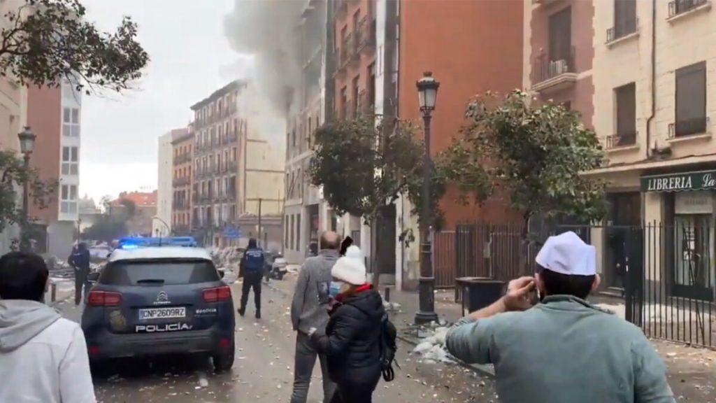 Взрыв в Мадриде: погибло три человека