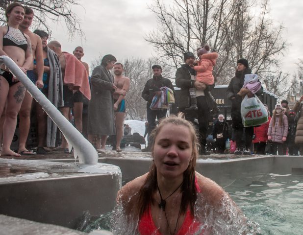 Празднование Крещения в Харькове