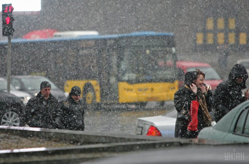 Синоптик: В субботу ожидается дождь со снегом