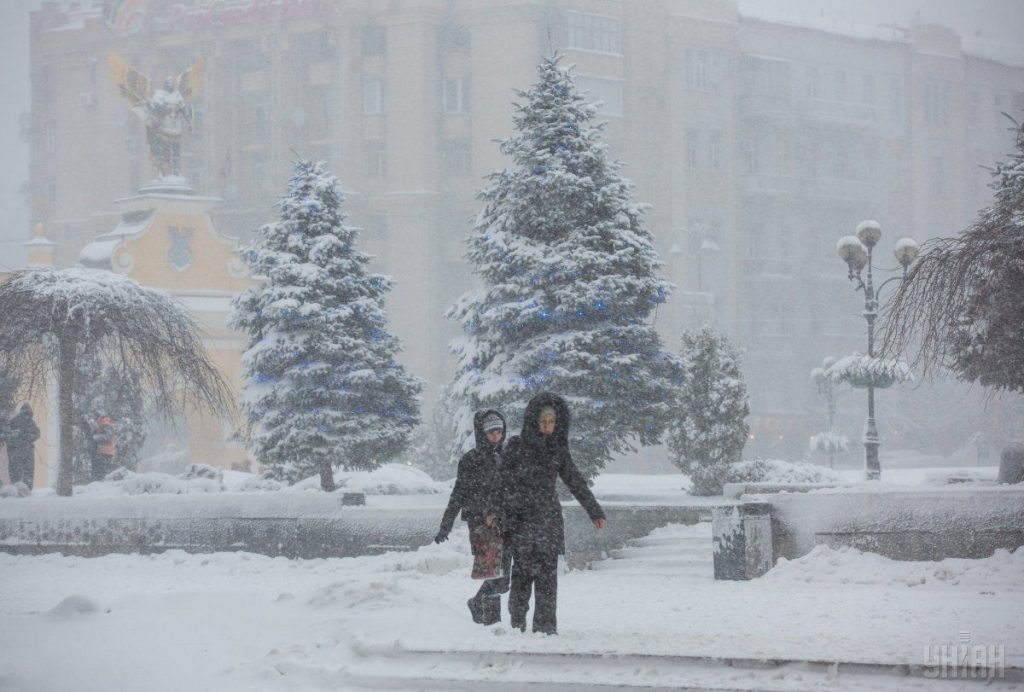 В двух областях Украины сегодня ожидаются снегопады