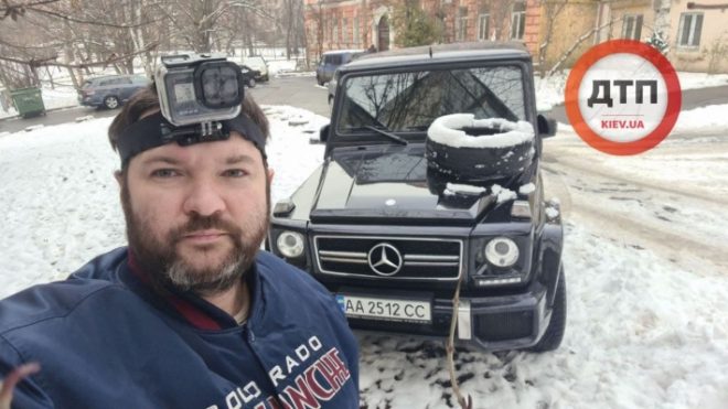 В центре Киева решили проучить очередного «героя парковки»