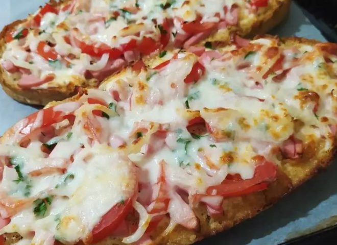 Экспресс-рецепт: Пицца в батоне