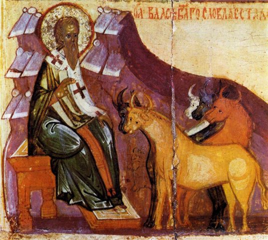 24 февраля – почтение памяти святого Власия Севастийского