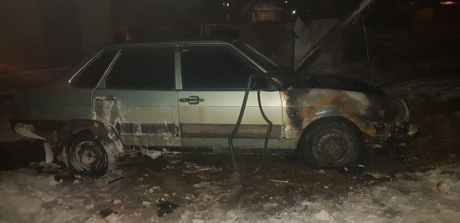 В Харьковской области за сутки сгорело 2 авто