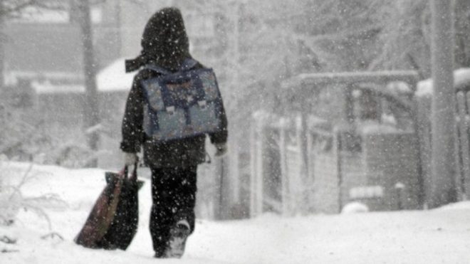 В МОН дали рекомендации для школ на время снегопадов