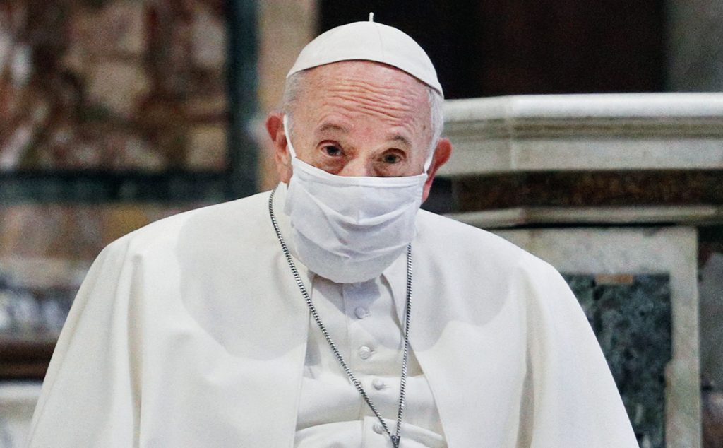 Папа Римский заявил, что дьявол пользуется пандемией в своих целях