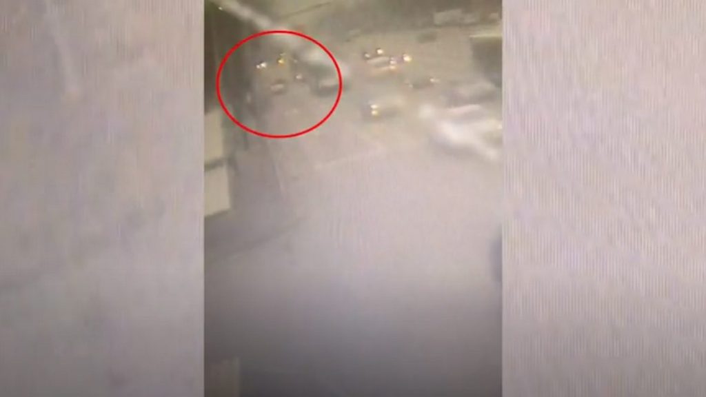 В Днепре иномарка сбила пешехода: опубликовано видео