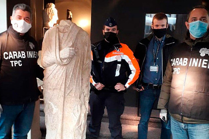 В Брюсселе в антикварной лавке нашли украденную древнюю статую