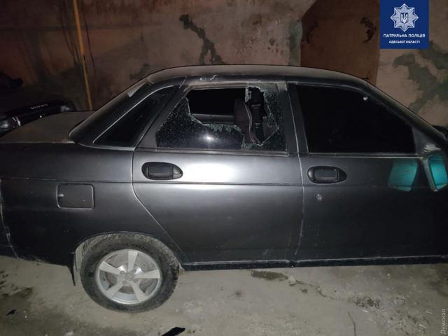 В Одессе за разгаром авто задержали дебошира