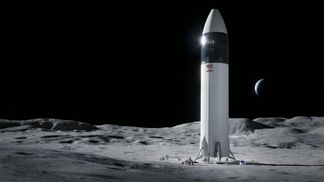 SpaceX будет доставлять астронавтов на Луну