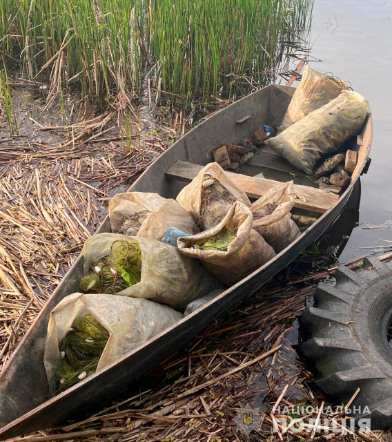 На Кировоградщине браконьер с центнером рыбы убегал от полиции