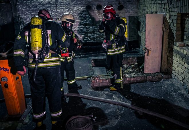 В центре Киева произошел пожар в историческом здании