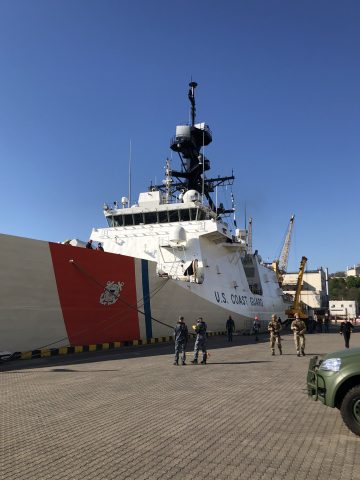 В Одессу впервые за 13 лет зашел фрегат береговой охраны США