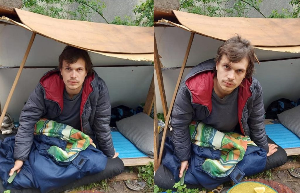 В Польше без крыши над головой более двух недель проживает украинец
