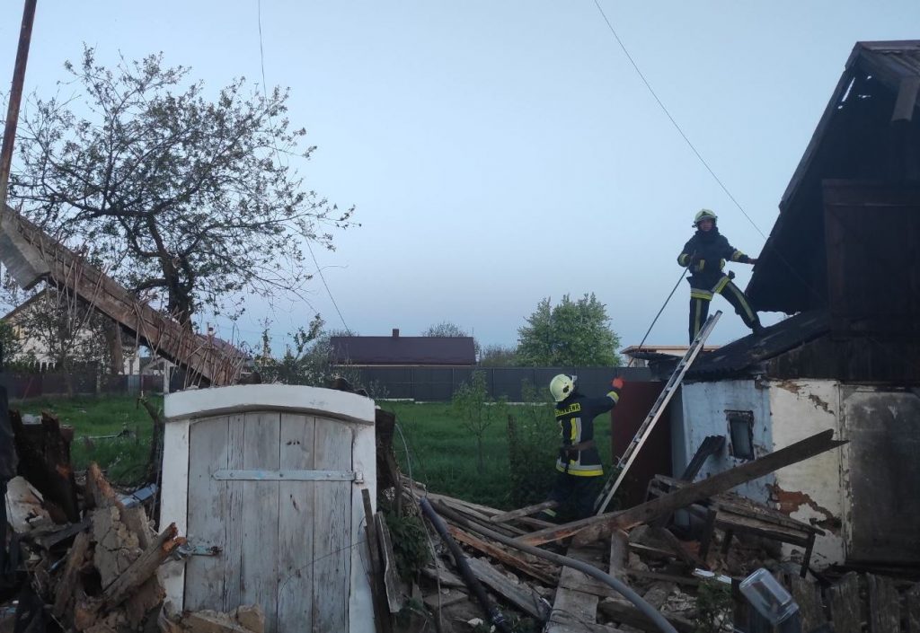 Во Львовской области взрыв газа разрушил частный дом