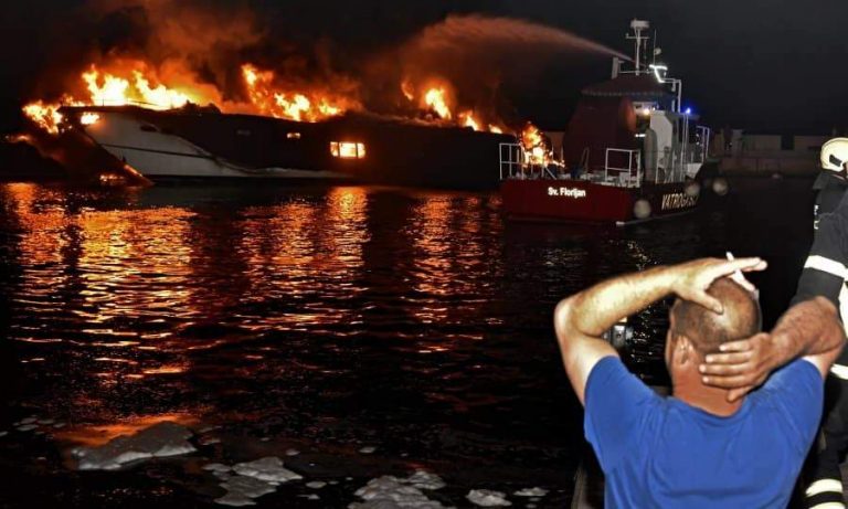 На пристани в Хорватии сгорели роскошные яхты (ФОТО, ВИДЕО)
