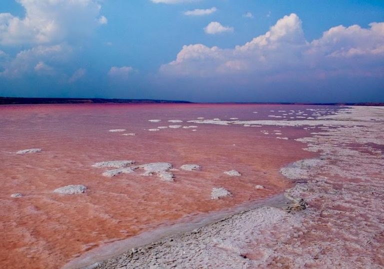 В Одесской области вода изменила цвет и стала розовой