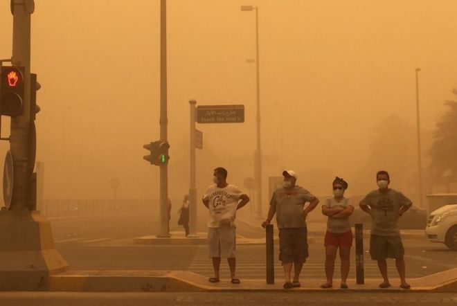 Облако пыли из Сахары достигло Южной Америки