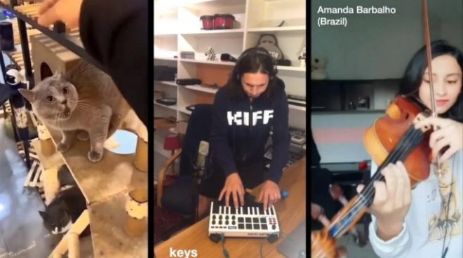 Кот записал трэк с музыкантами из разных стран (ФОТО, ВИДЕО)