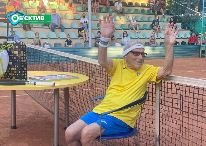 97-летний украинский теннисист попал в Книгу рекордов Гиннеса (ФОТО)