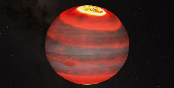 Названа причина аномальной жары на поверхности Юпитера