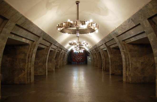 На станции метро «Олимпийская» полгода будут ремонтировать эскалаторы