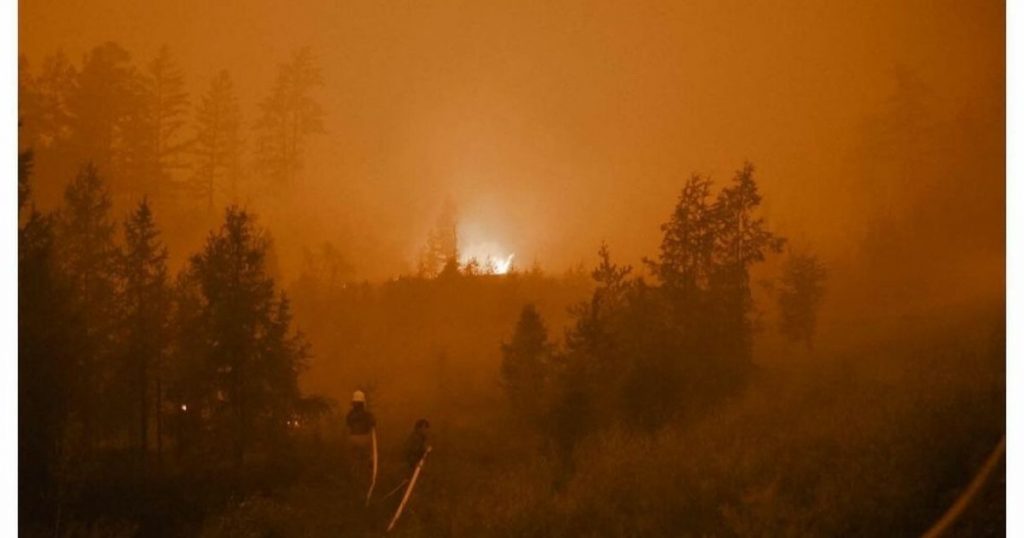 В Якутии из лесных пожаров «пропало» солнце  (ВИДЕО)