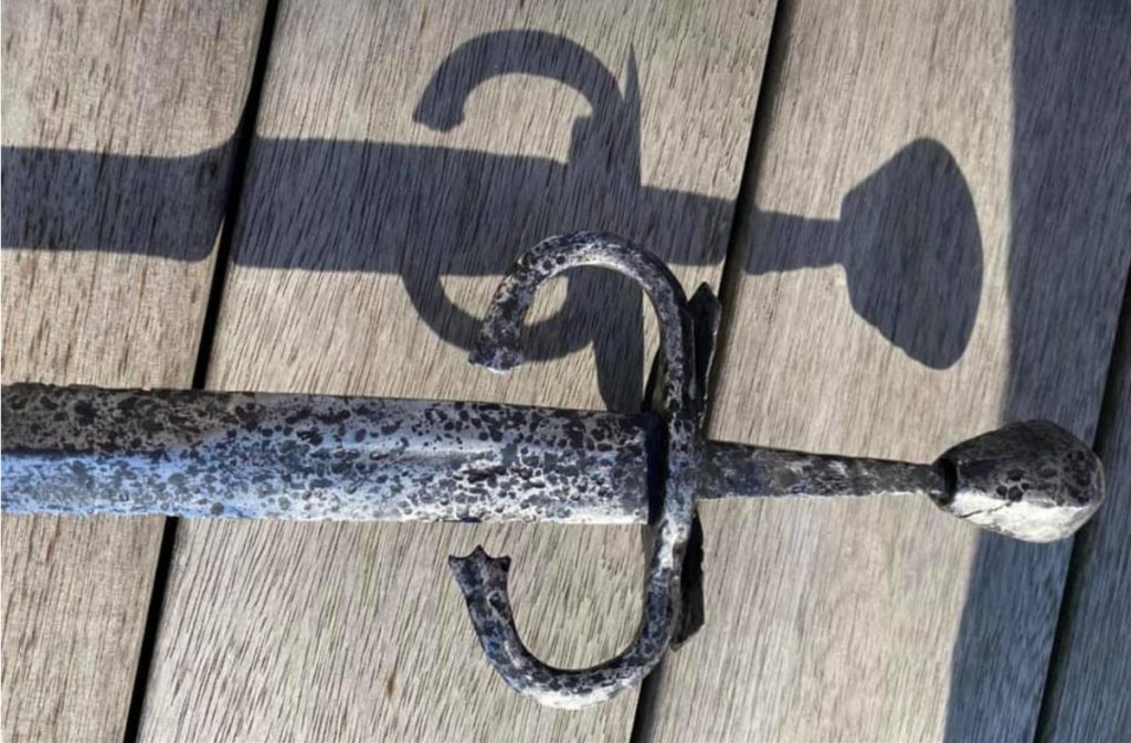 На Тернопольщине был обнаружен уникальный меч (ФОТО)