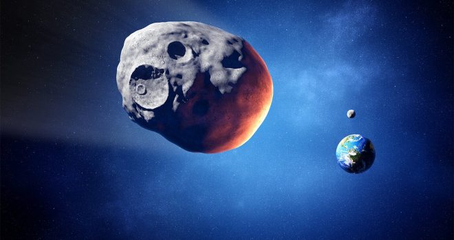 В сторону Земли летит огромный опасный астероид
