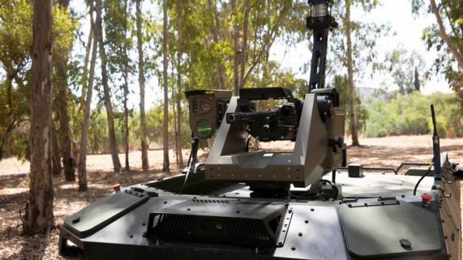 Израильскую границу будут патрулировать при помощи боевого робота (ФОТО, ВИДЕО)