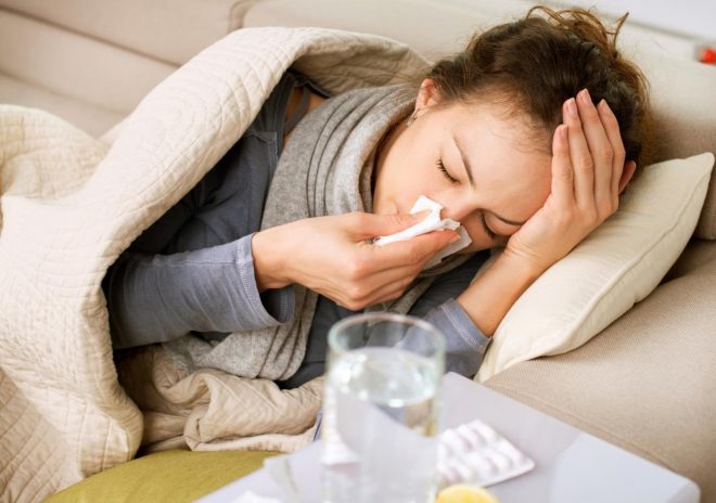 В Киеве резко возросло количество больных гриппом и ОРВИ