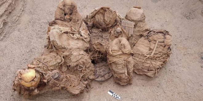 Перуанские рабочие обнаружили 8 мумий под землей (ФОТО)