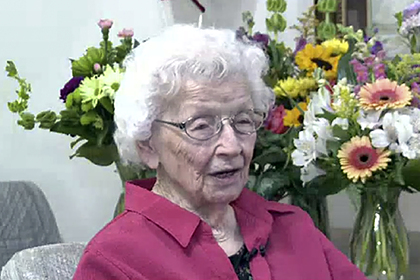 107-летняя американка поделилась секретом долголетия