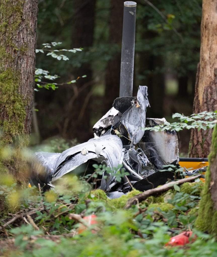 В Германии при крушении вертолета погибли 3 человека (ФОТО)