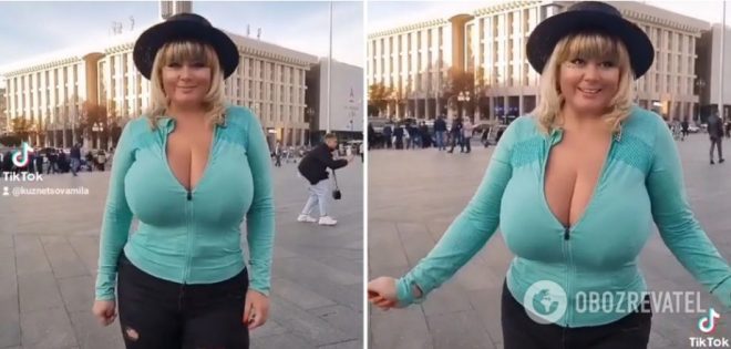 Украинка с самой большой грудью станцевала на Майдане (ФОТО, ВИДЕО)
