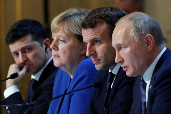Путин, Меркель, Макрон и Зеленский согласовали встречу в «нормандском формате»