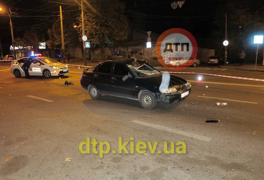 В Киеве на «зебре» Lada сбила мужчину и женщину (ФОТО)