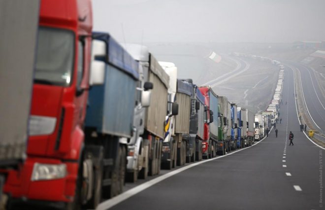На границе с Польшей сегодня из-за акций протеста могут быть задержки транспорта &#8212; ГПСУ