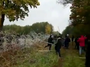 Мигранты в Беларуси начали штурмовать польскую границу &#8211; СМИ (ФОТО, ВИДЕО)